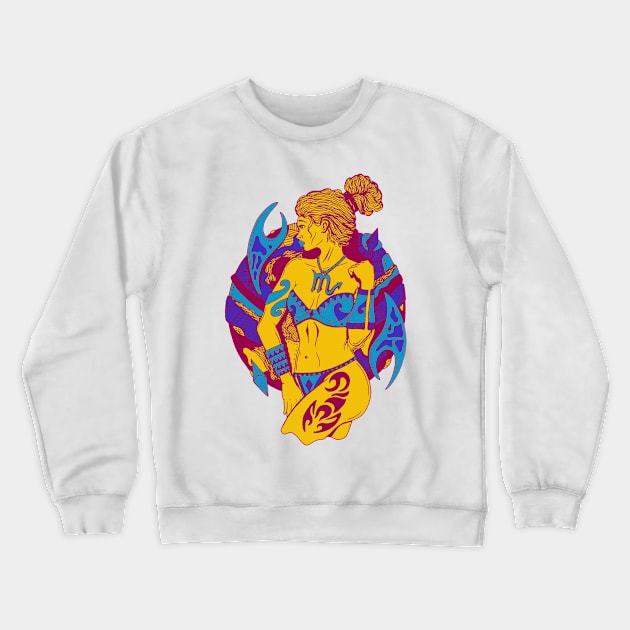 Triad Scorpio Beauty Crewneck Sweatshirt by kenallouis